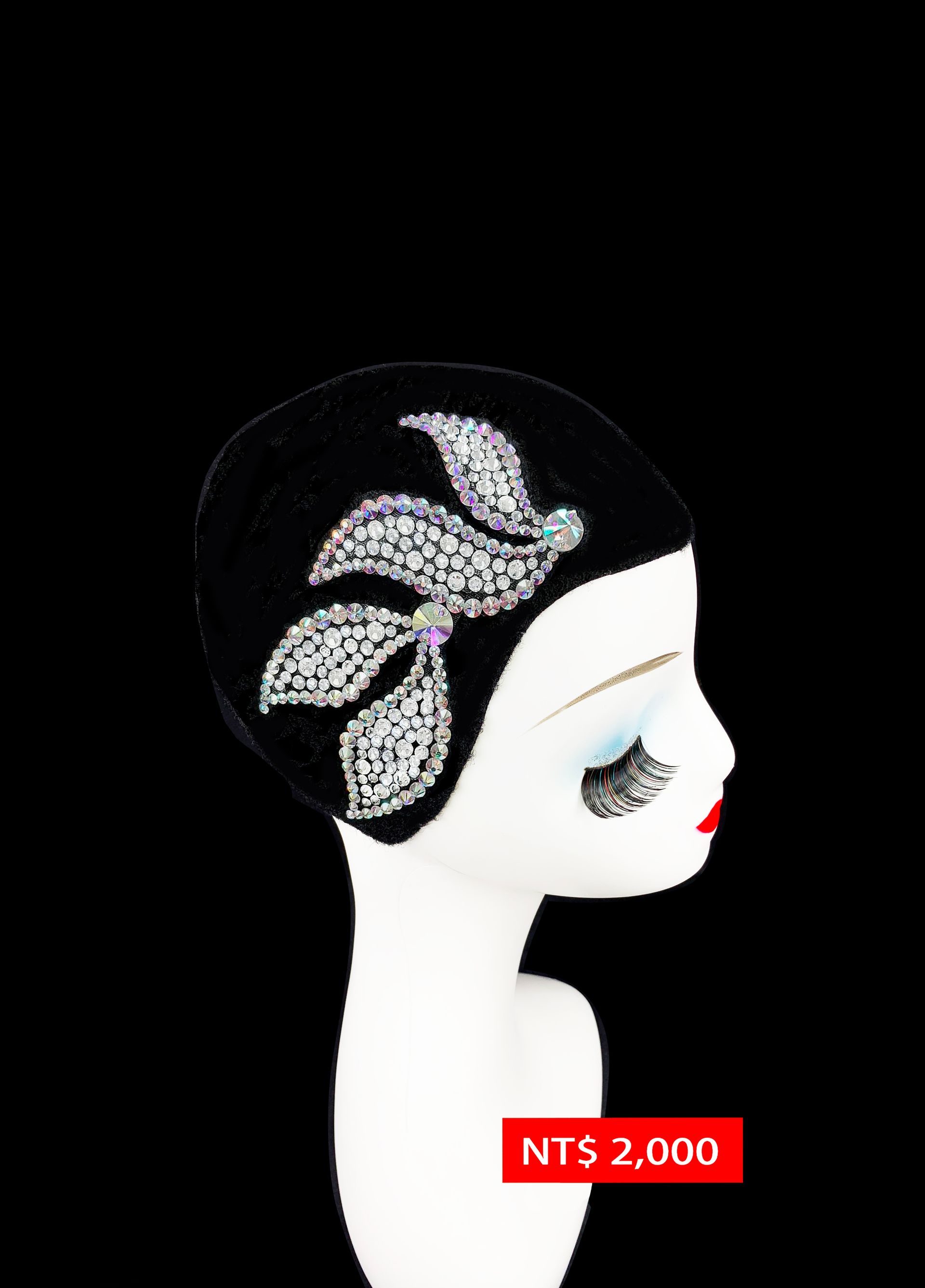 施華洛世奇水鑽頭飾H25037-ABWT