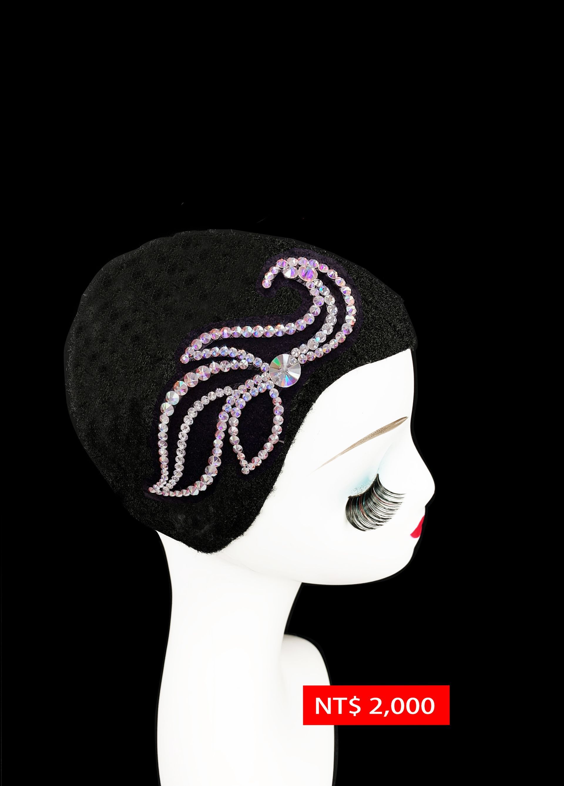 施華洛世奇水鑽頭飾H25039-ABWT