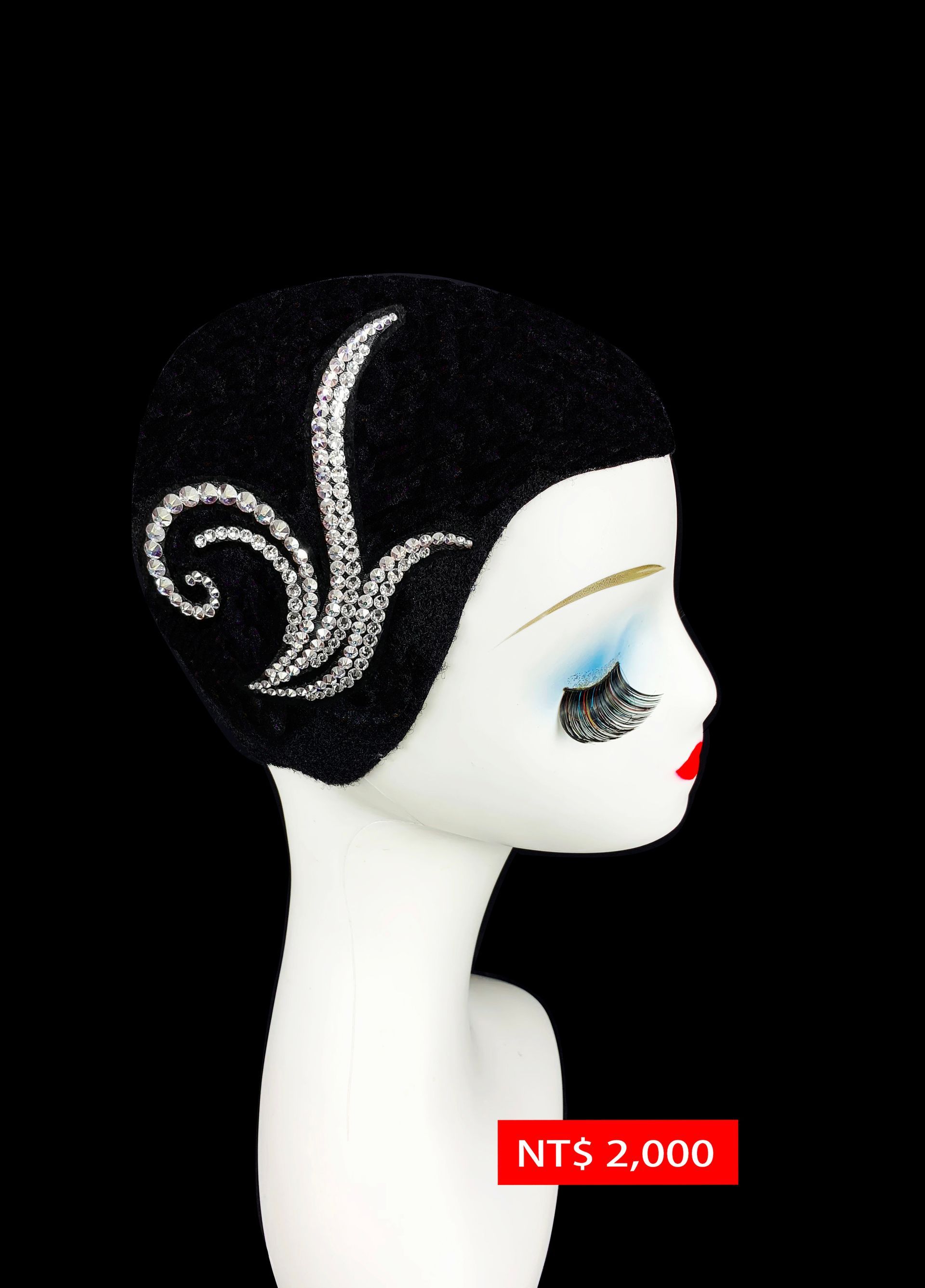 施華洛世奇水鑽頭飾H25014-ABWT