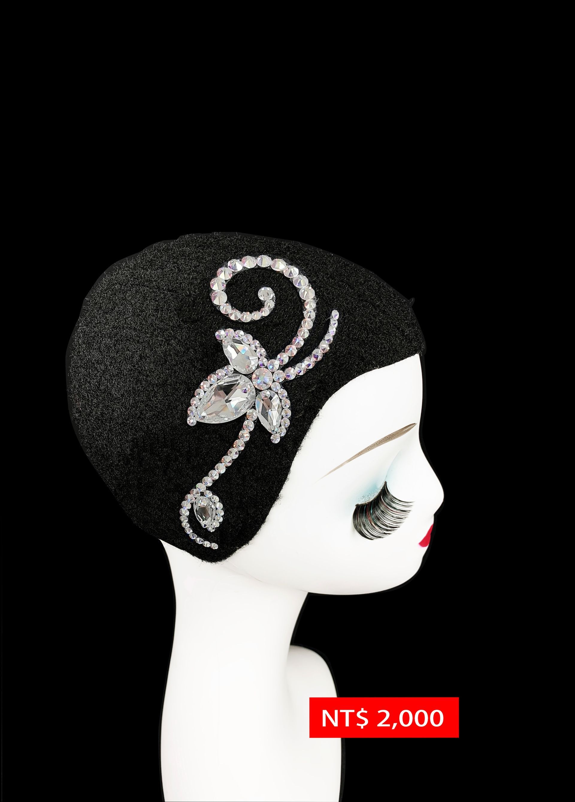 施華洛世奇水鑽頭飾H25009-ABWT