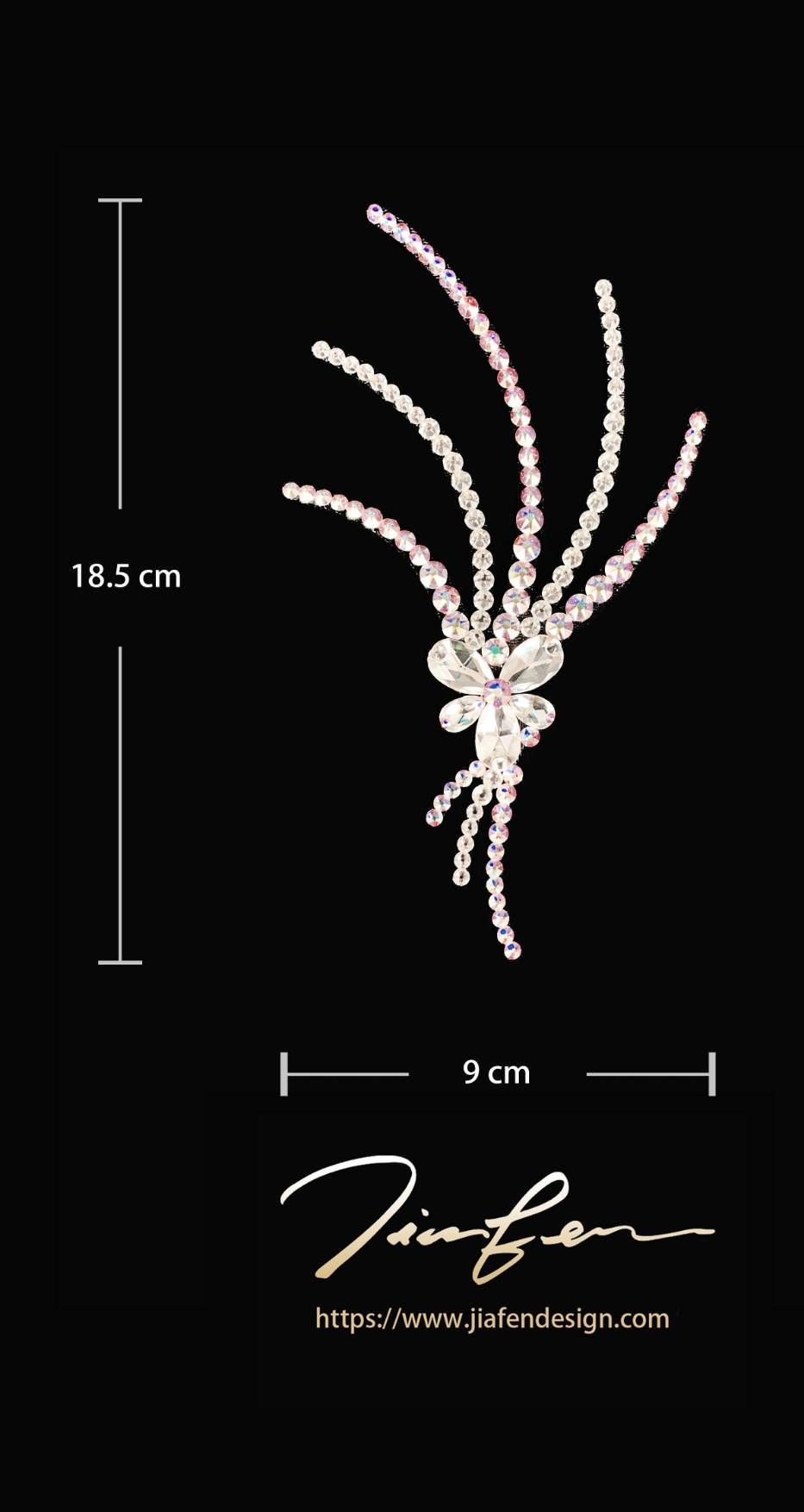 施華洛世奇水鑽頭飾H25001-ABWT