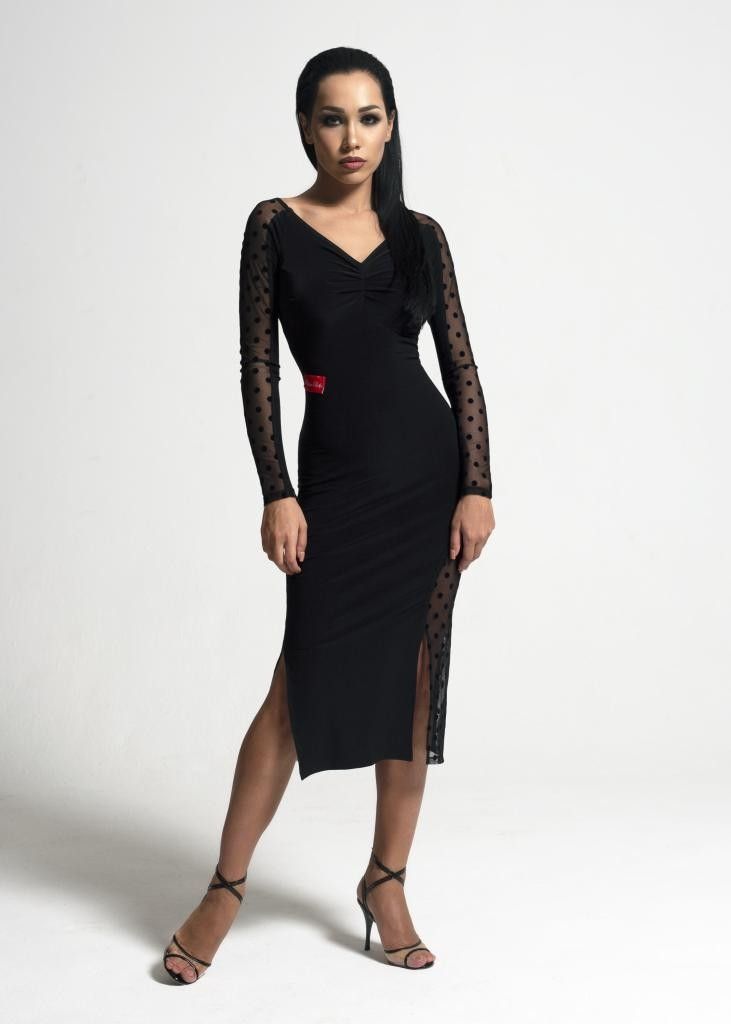 《PRIMABELLLA》點點紗網開叉練習服