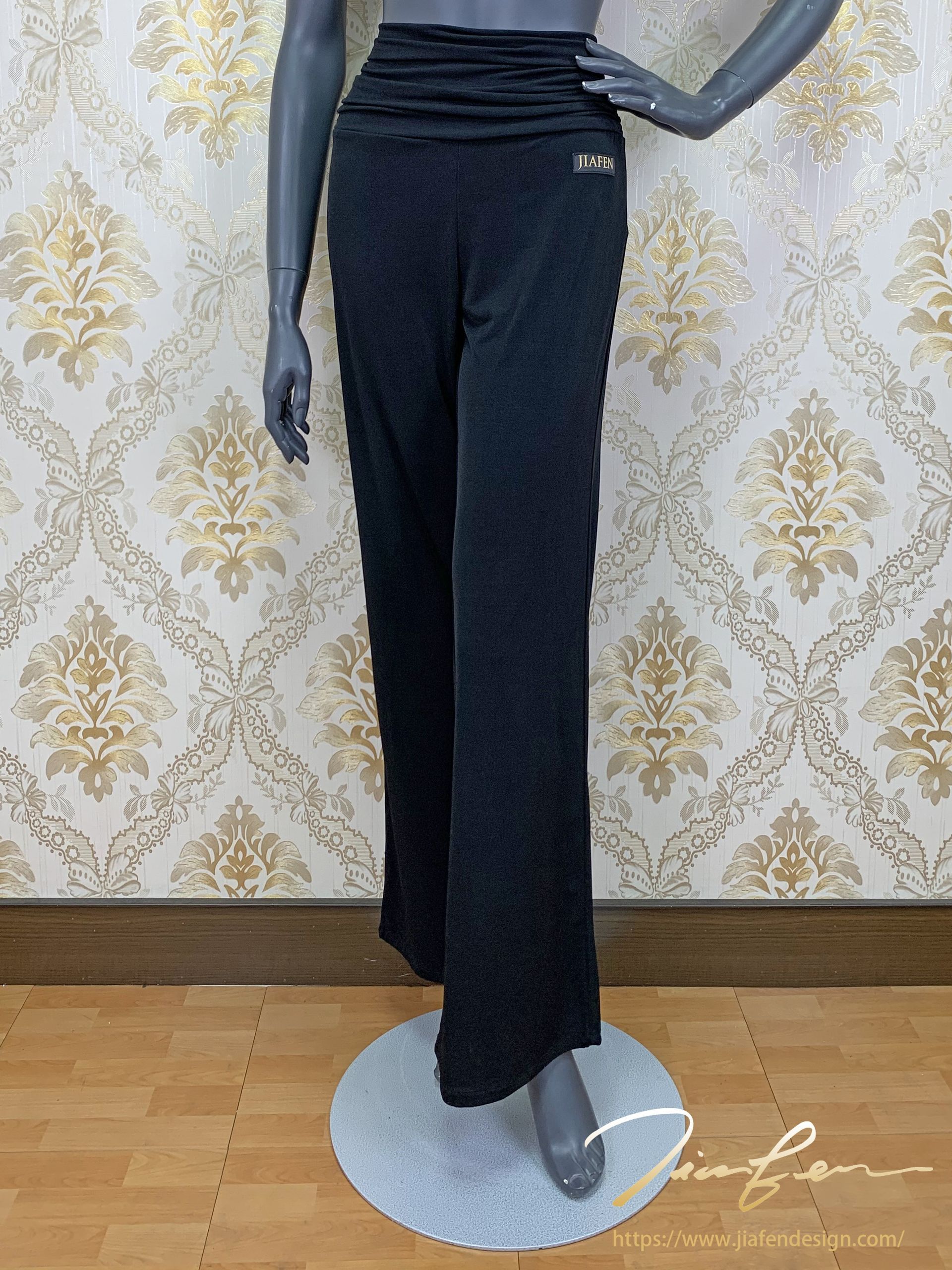 《BY TERRY佳衯自創》腰帶抓褶寬褲