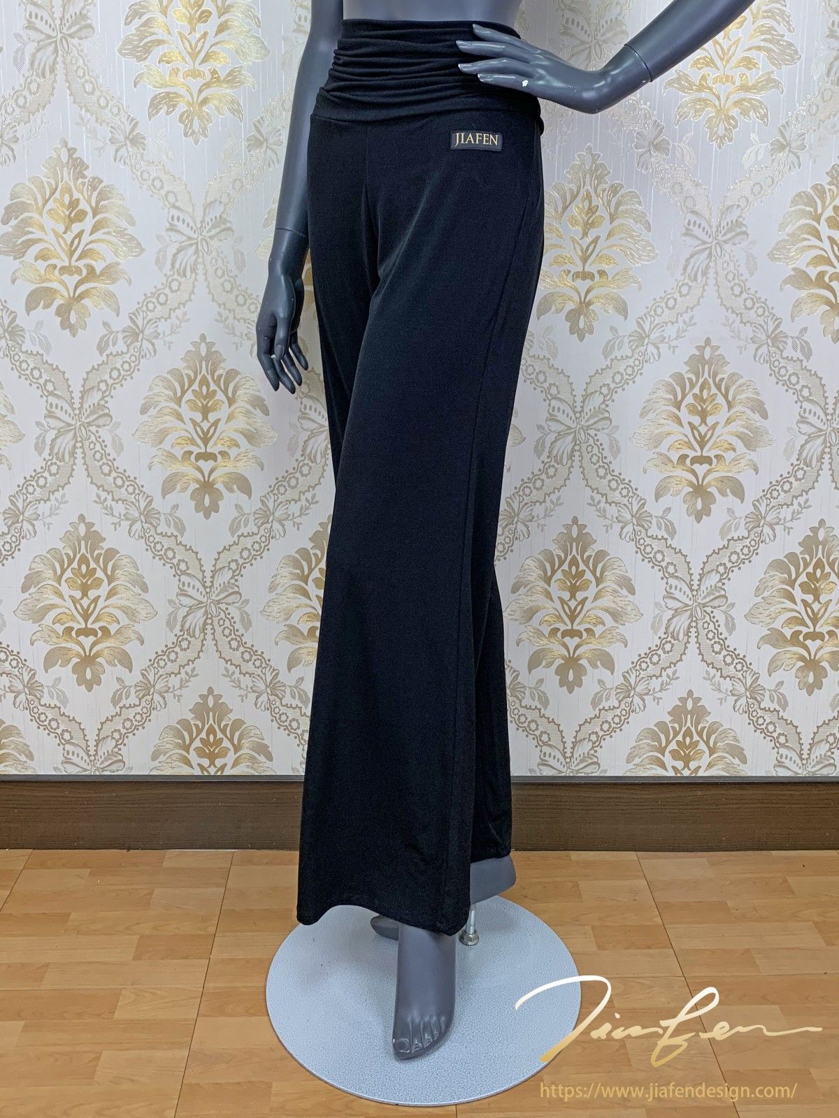 《BY TERRY佳衯自創》腰帶抓褶寬褲