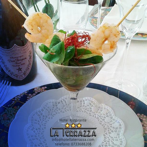 spiedini di mazzancolle