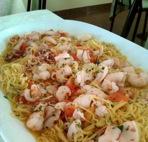 spaghetti con il pesce