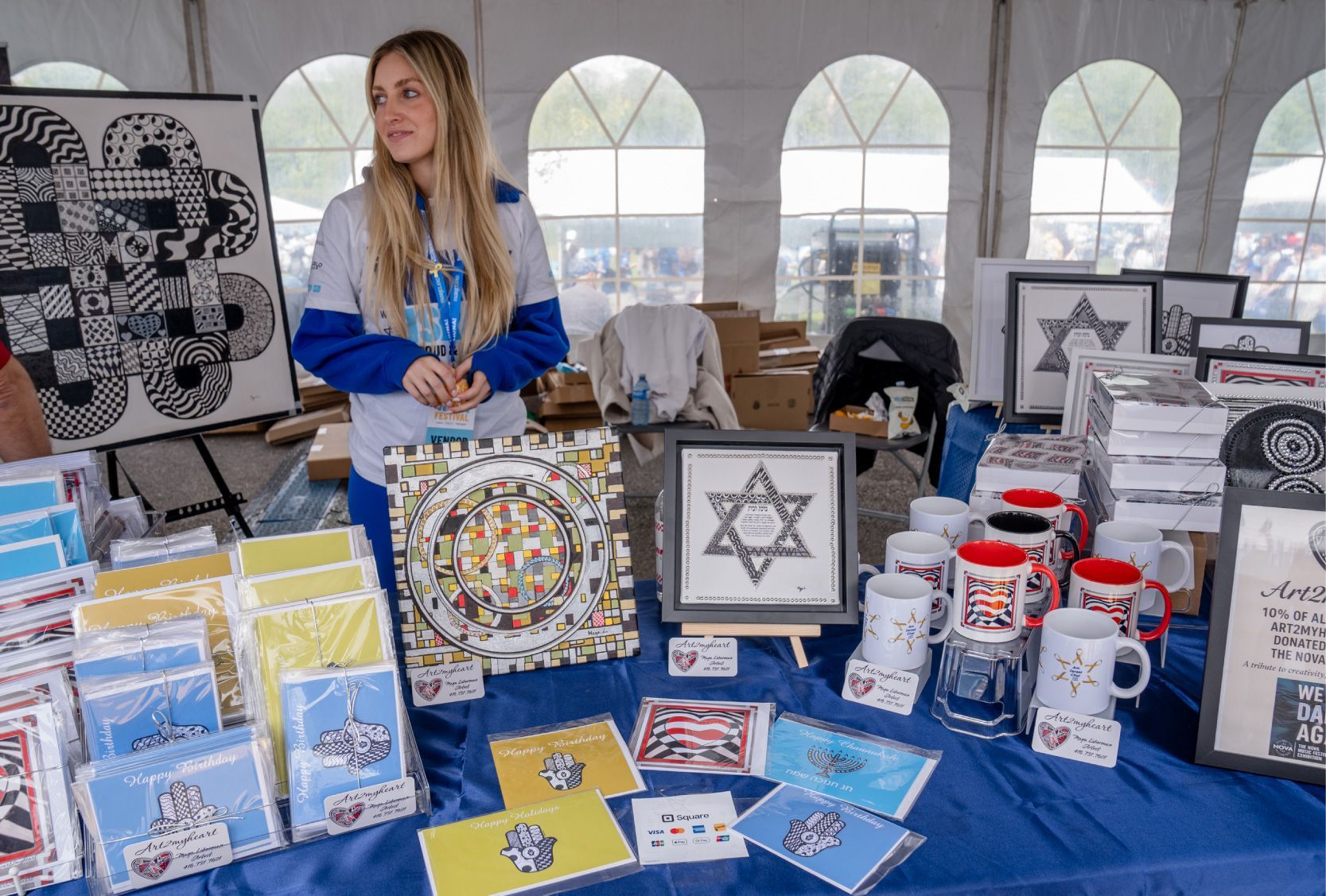 Items on sale at the community zone