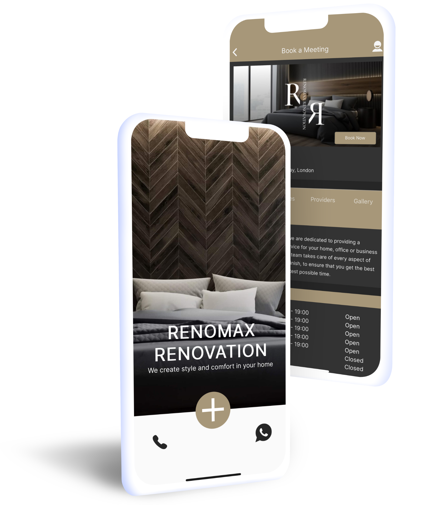 Smartphone with app icons on a dark background, glowing slightly.