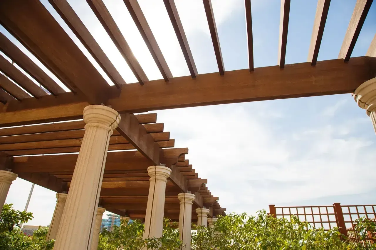 Outdoor Patio with Stone Floor