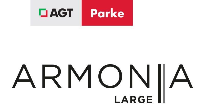 The logo for armonia large is shown on a white background.