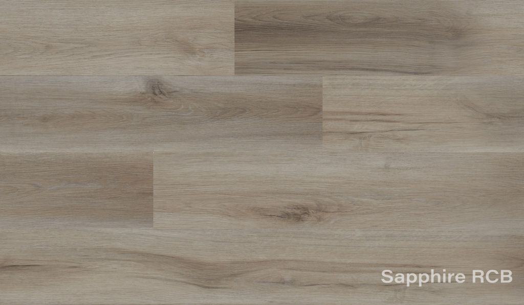 A close up of a wooden floor with the words sapphire rcb written on it.