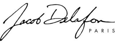 Le logo jacob delafon paris est écrit à l'encre noire sur fond blanc.