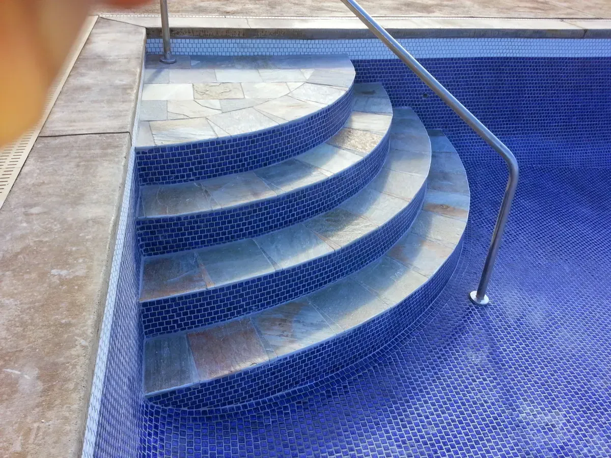 Pool Stairs — Kailua, HI — Jack's Tile & Stone Inc