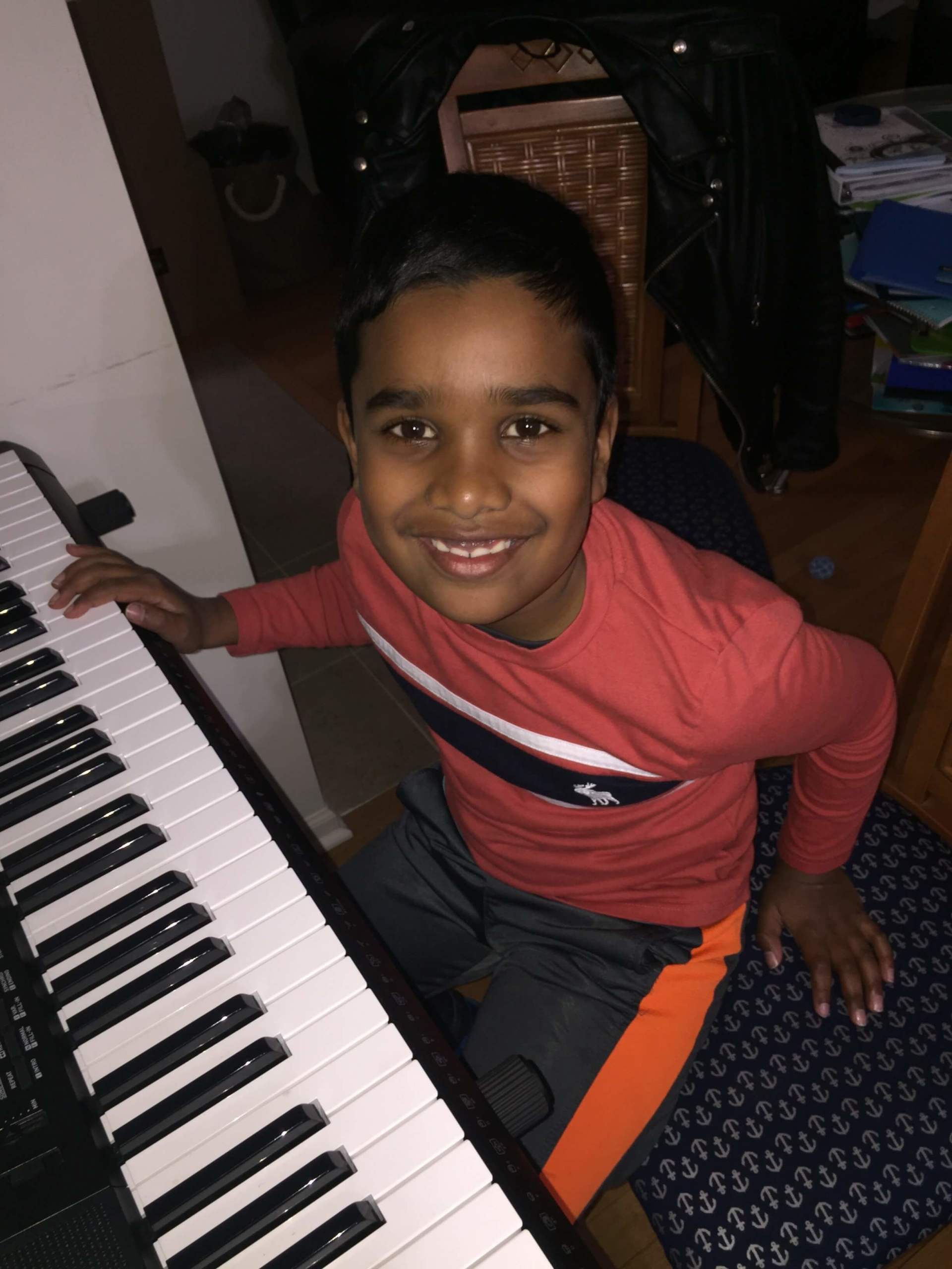 Boy Playing Piano — A Plus In Home Guitar Lessons — Arlighton Heights, IL