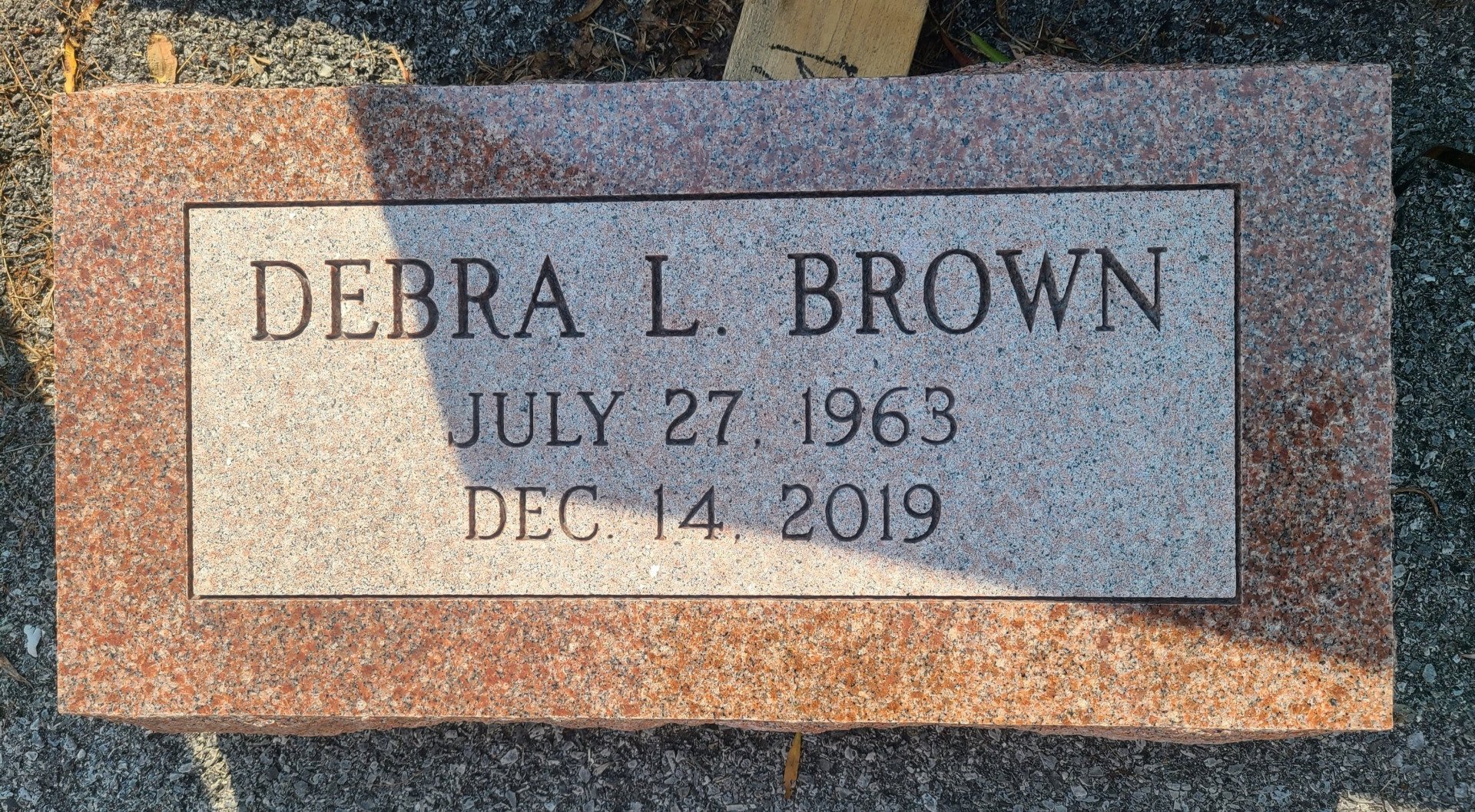 Debra Brown Monument — Hyde Park, NY — Barre Memorials