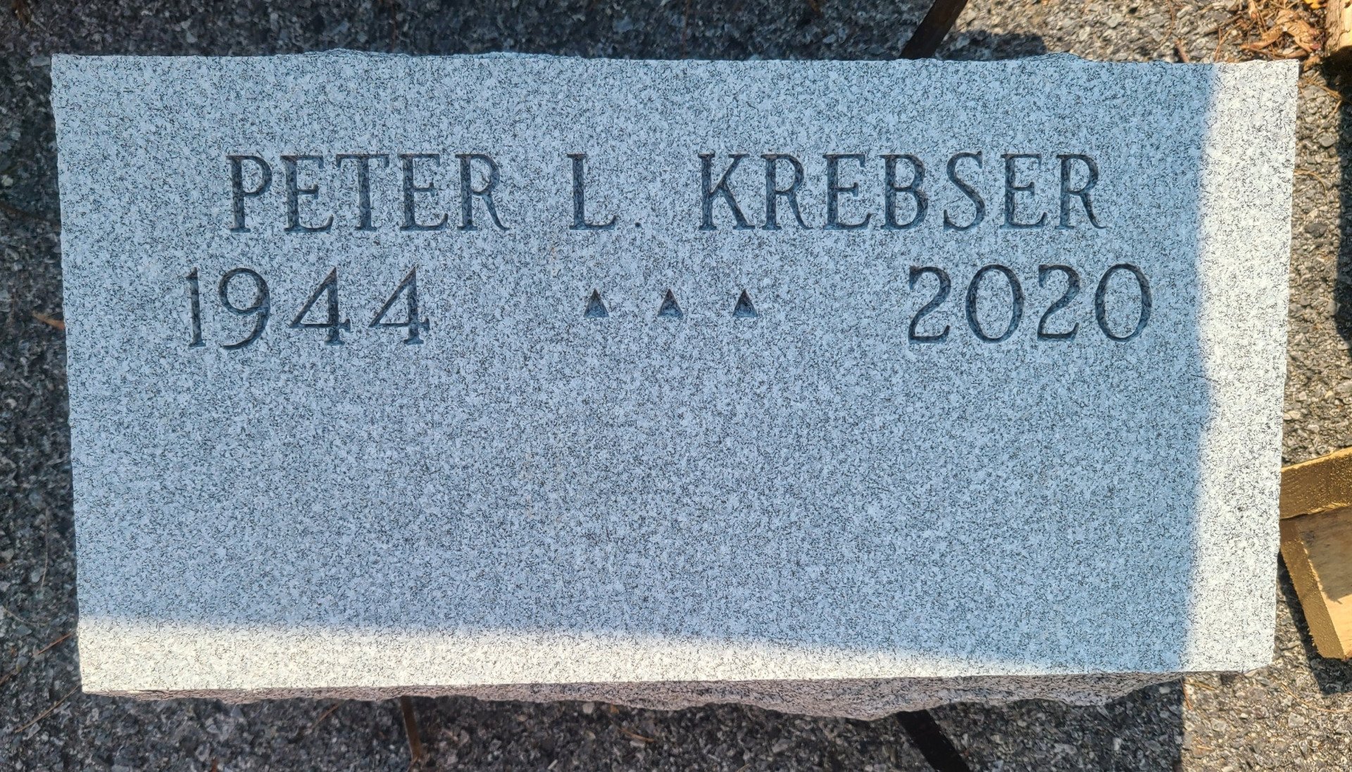 Peter Krebser Monument — Hyde Park, NY — Barre Memorials