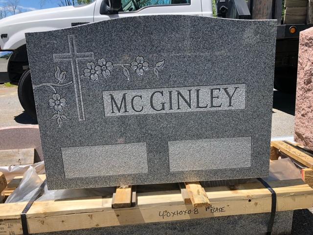 Mc Ginley Monument — Hyde Park, NY — Barre Memorials