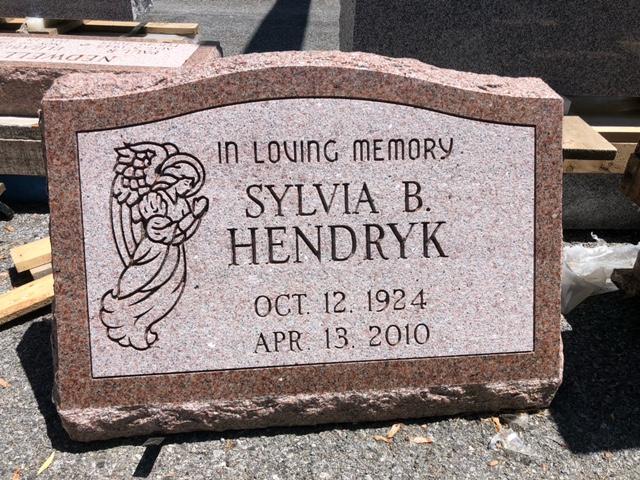 Sylvia Hendryk Monument — Hyde Park, NY — Barre Memorials