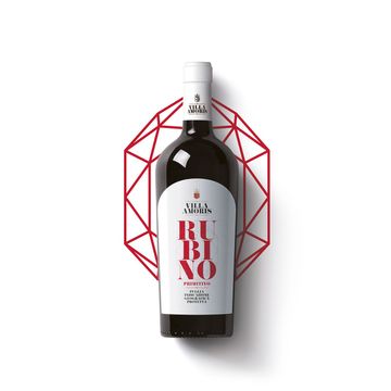 bottle of Rubino wine