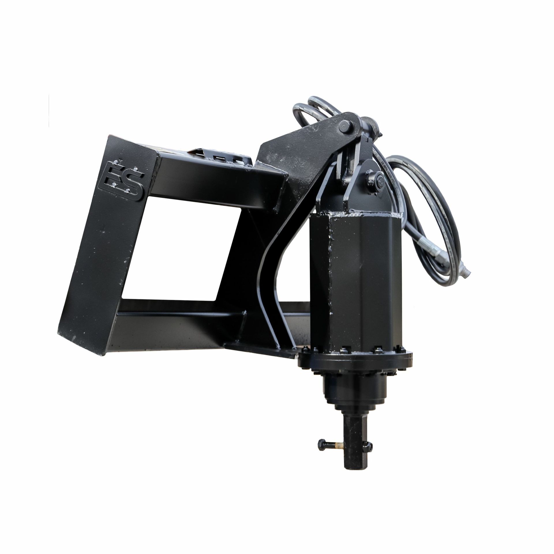 A close up of a machine on a white background.