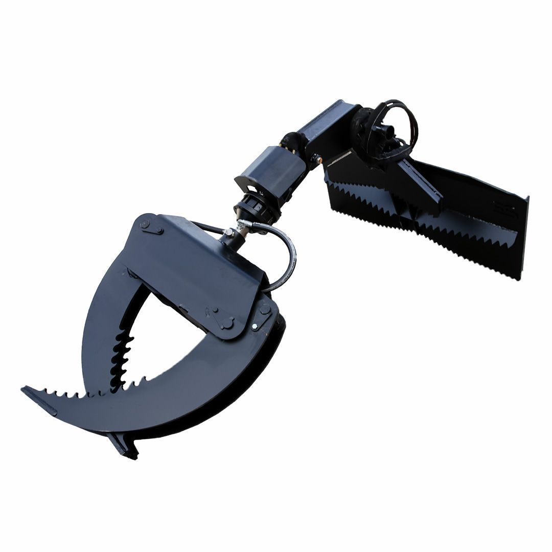 A close up of a black object on a white background