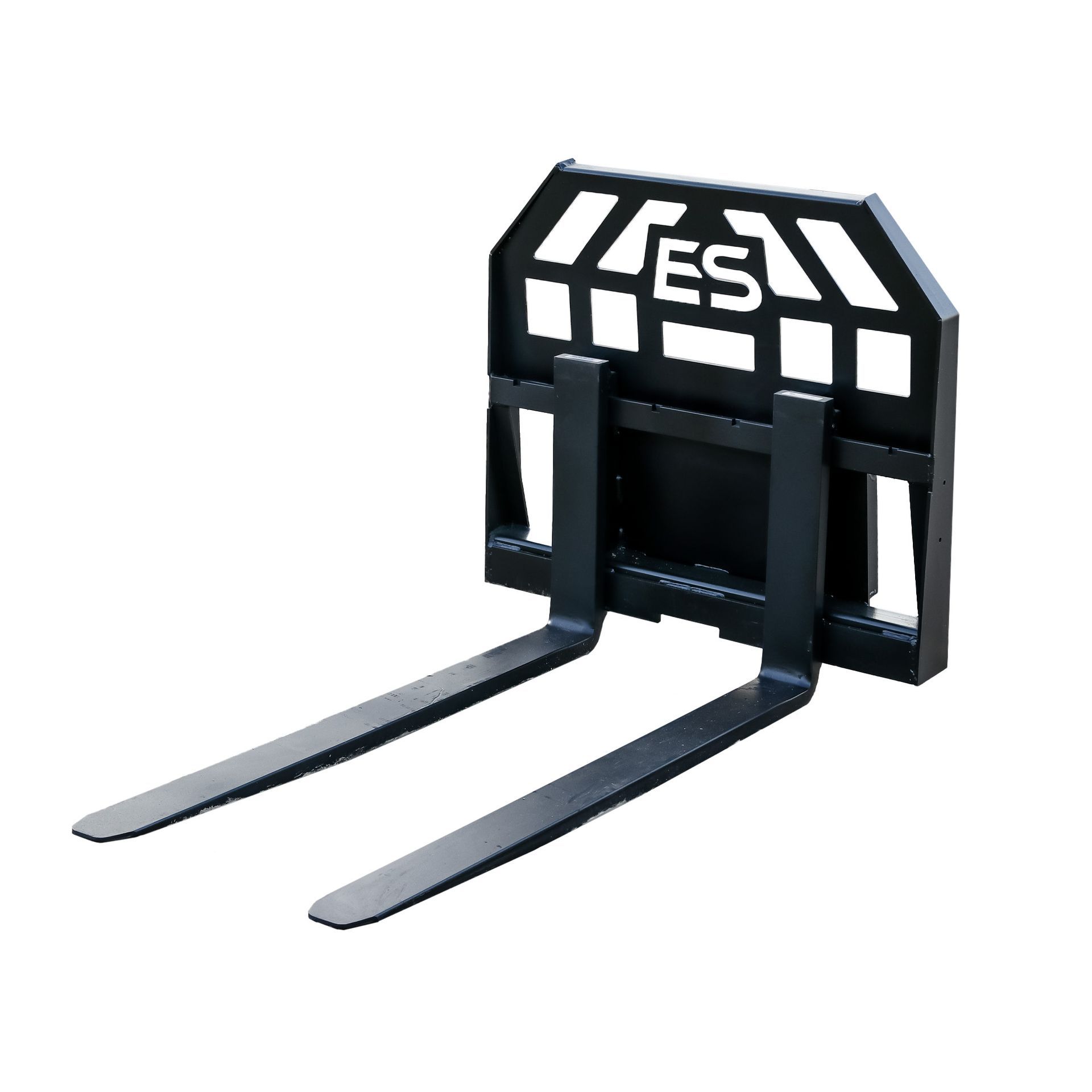 A pair of forks sitting on top of a white surface.