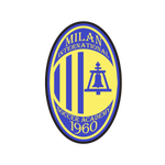 A milan international soccer academy logo from 1960