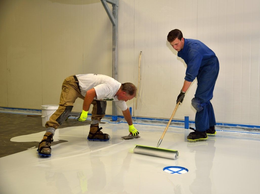 Epoxy garage floor coating in Topeka