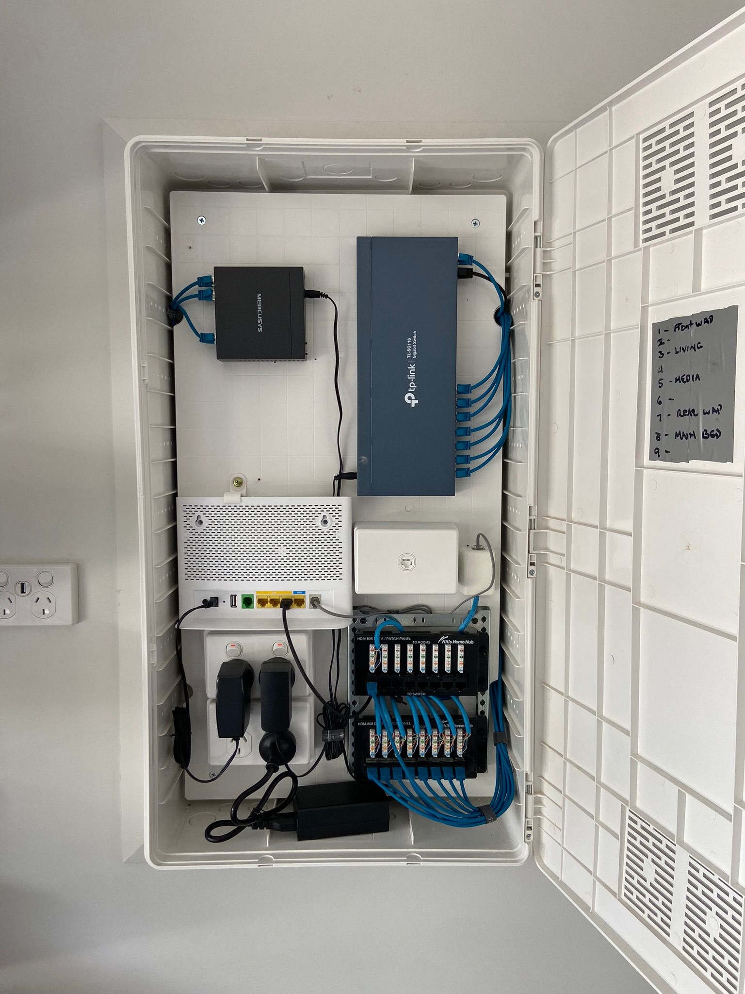 Home Network Data Cabinet