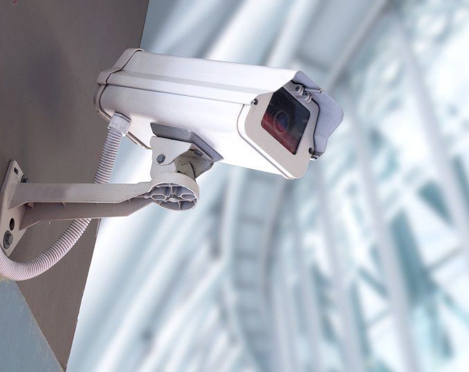 Security CCTV Camera In Office Building — Antenna Installation In Maclean NSW