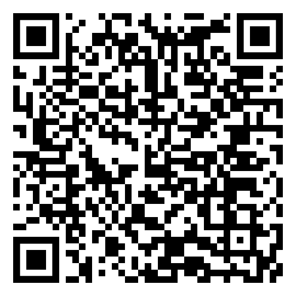 QR-Code mit schwarzen und weißen Quadraten.
