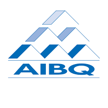 Un logo pour aibq avec une montagne au milieu