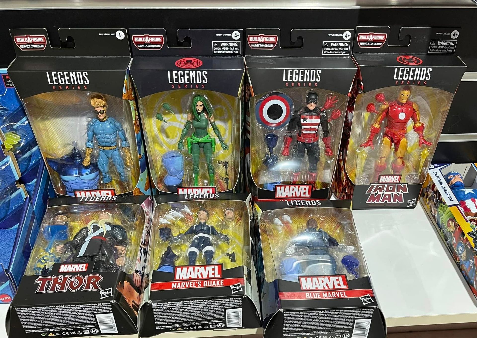 Marvel Legends Action Figures on a Store Shelf — Enterprise Electrics NT Pty Ltd in Tennant Creek, NT