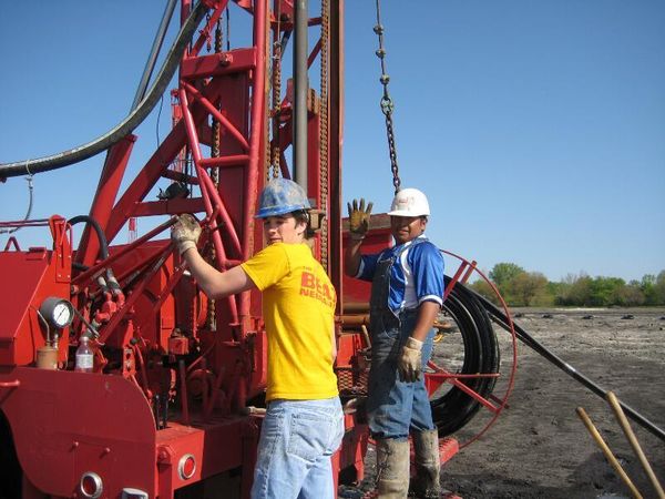 Happy Workers — Oakland, IA — Mid-America Drilling