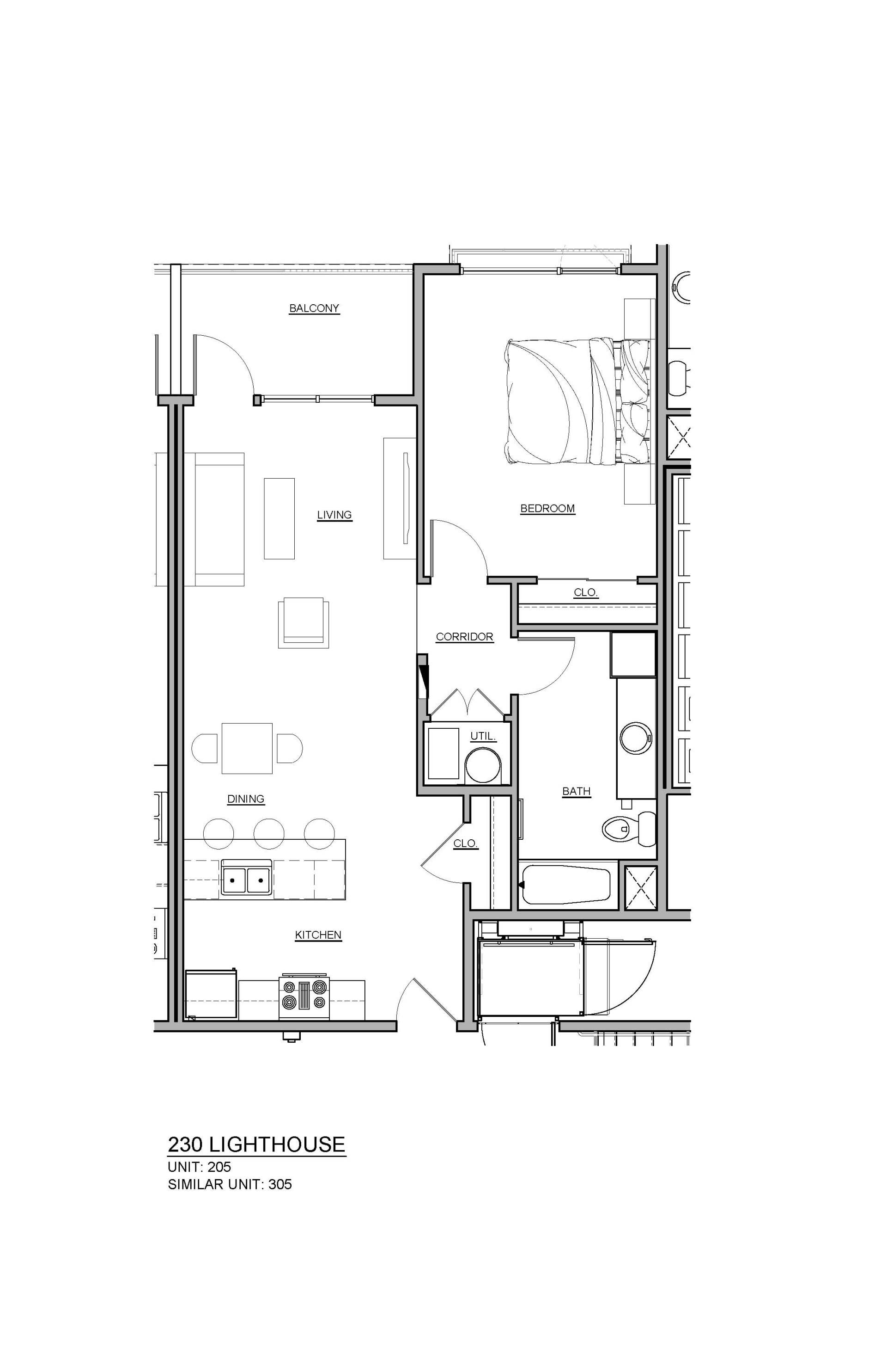 230 LIGHTHOUSE - UNITS 205, 305