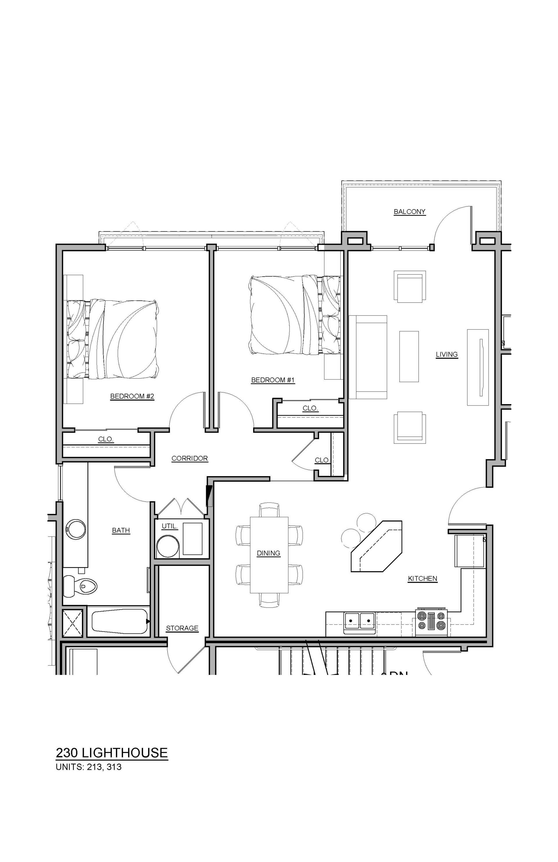 230 LIGHTHOUSE - UNITS 213, 313