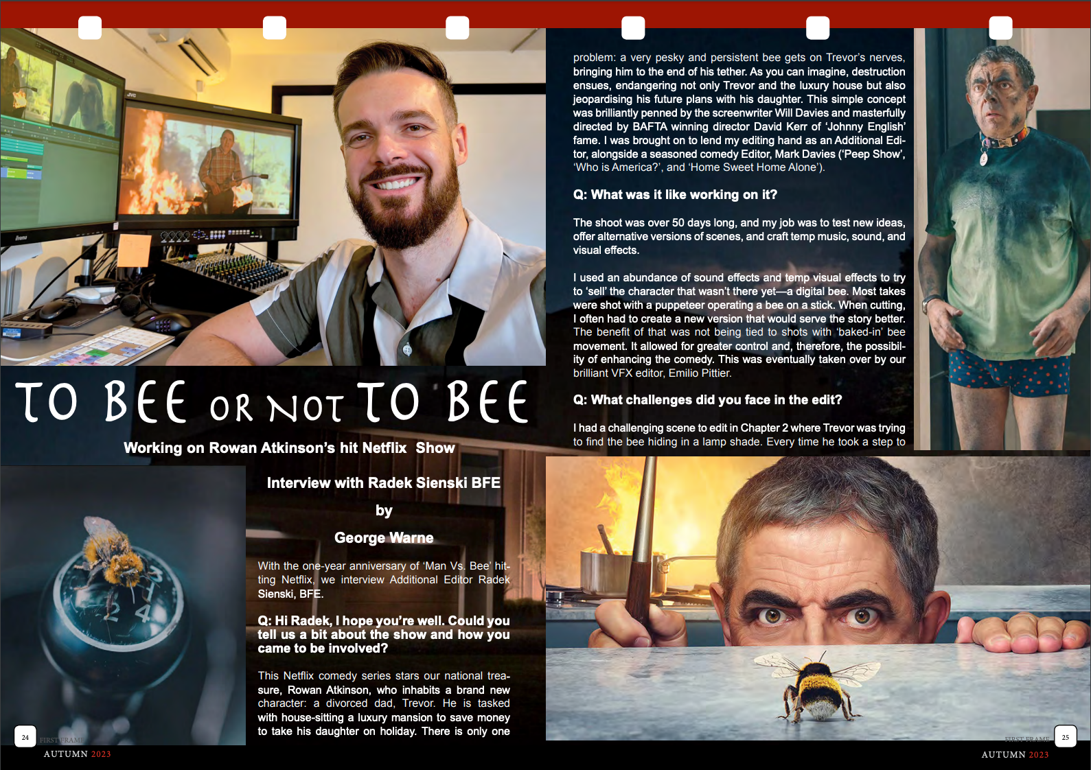 Man Vs Bee - Radek Sienski article