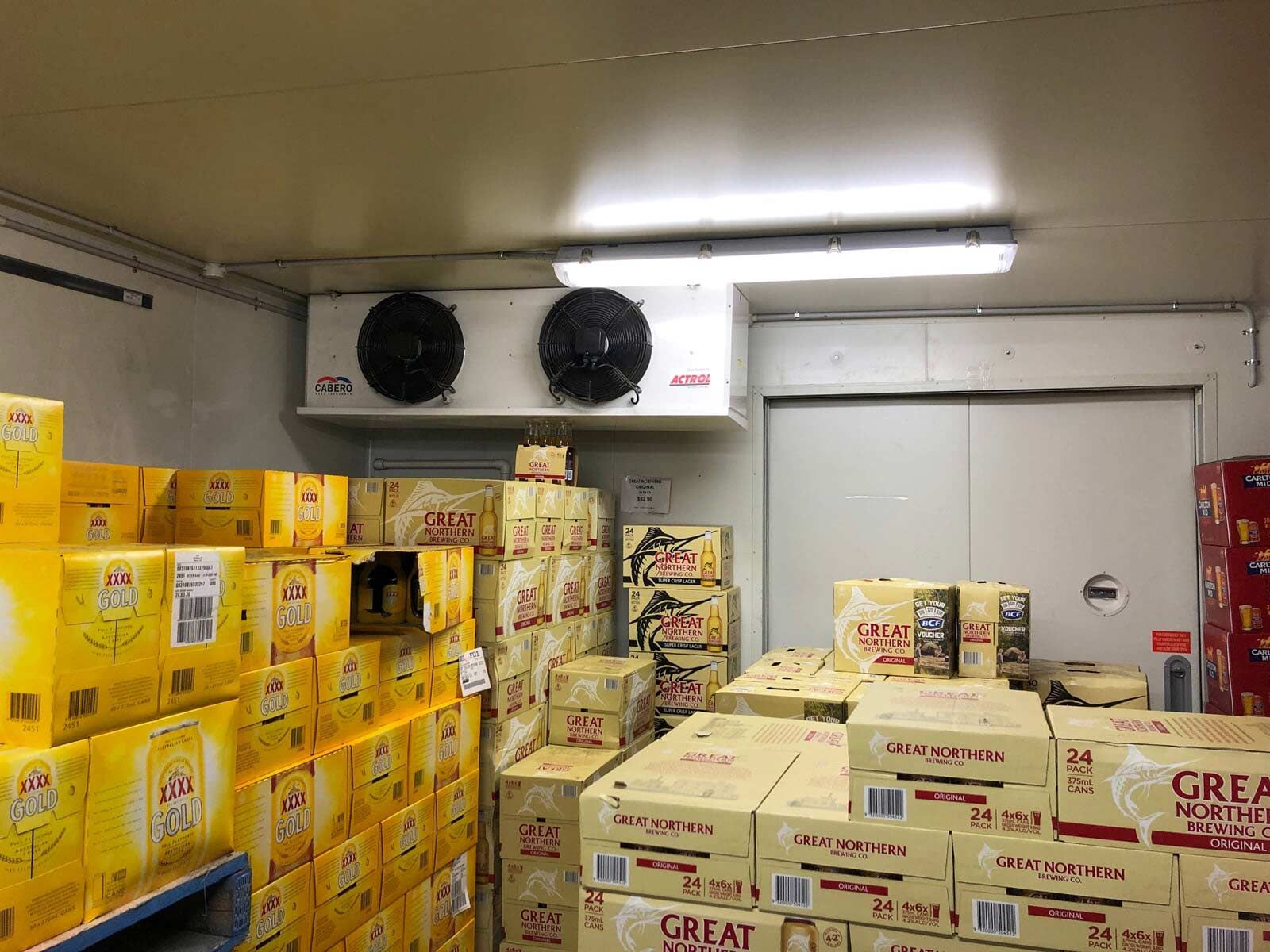 Boxes Inside the Stock Room - Refrigeration Service in South Burnett, QLD