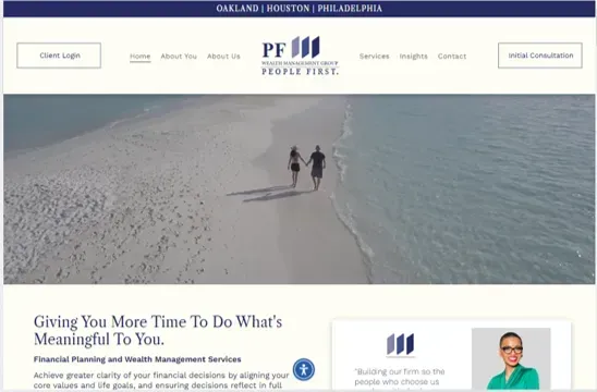 PF Wealth Management Group home page