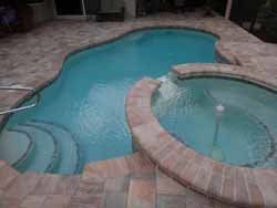 Two Tier Swimming Pool — Sarasota, FL — Custom Pavers of Southwest Florida
