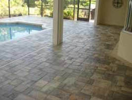 Floor and A Post — Sarasota, FL — Custom Pavers of Southwest Florida
