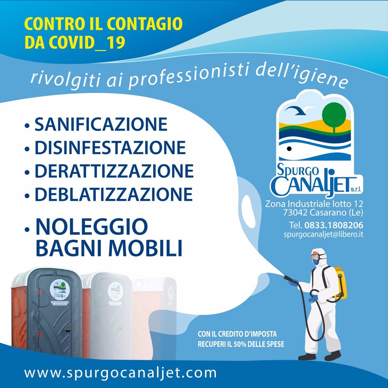 infografiche spurgo canaljet