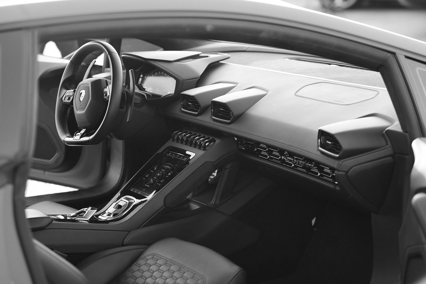 The Interior Of A Sports Car With The Door Open — Advanced Auto Tech In Port Macquarie, NSW