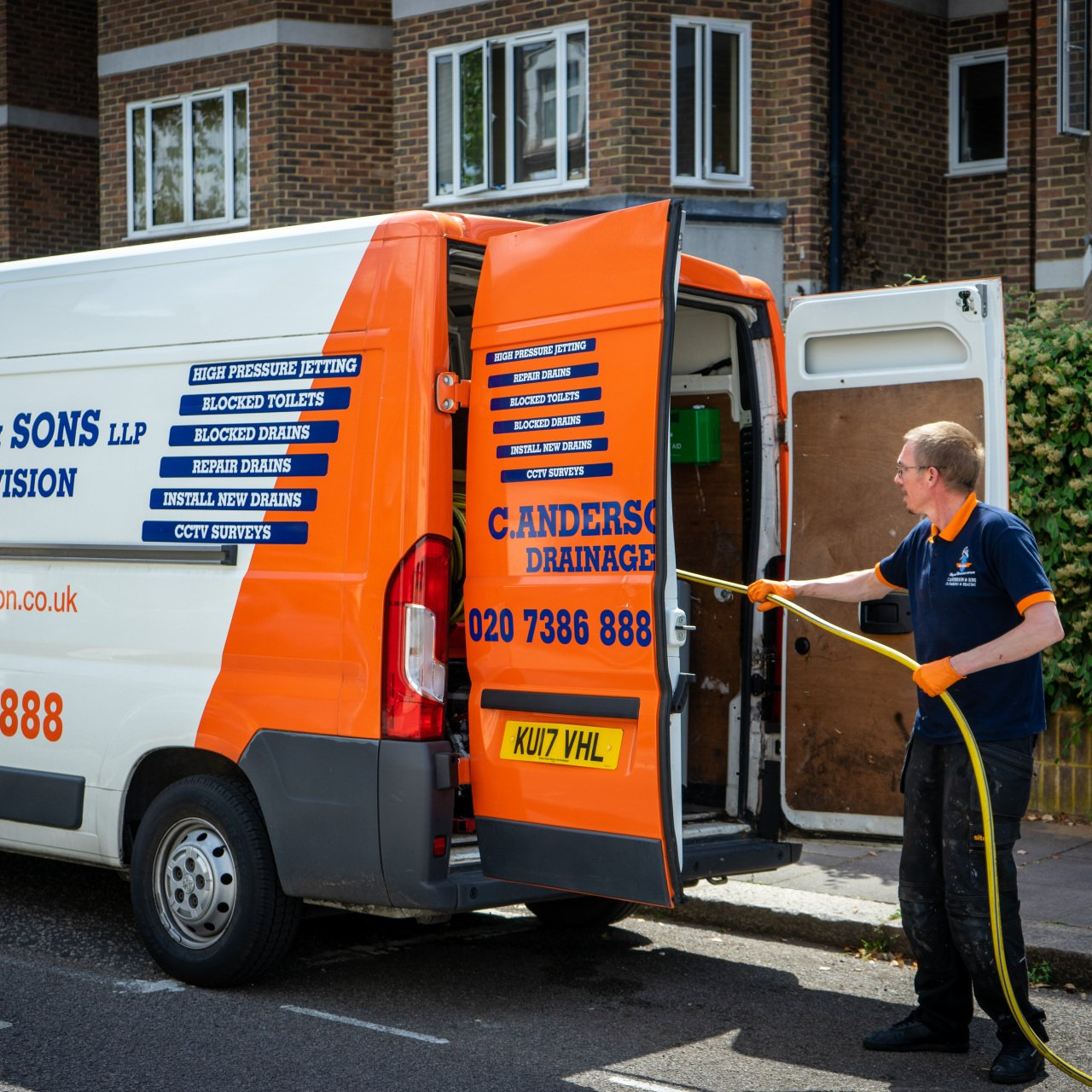 Drain jetting - Blocked Drains - Anderson and Sons