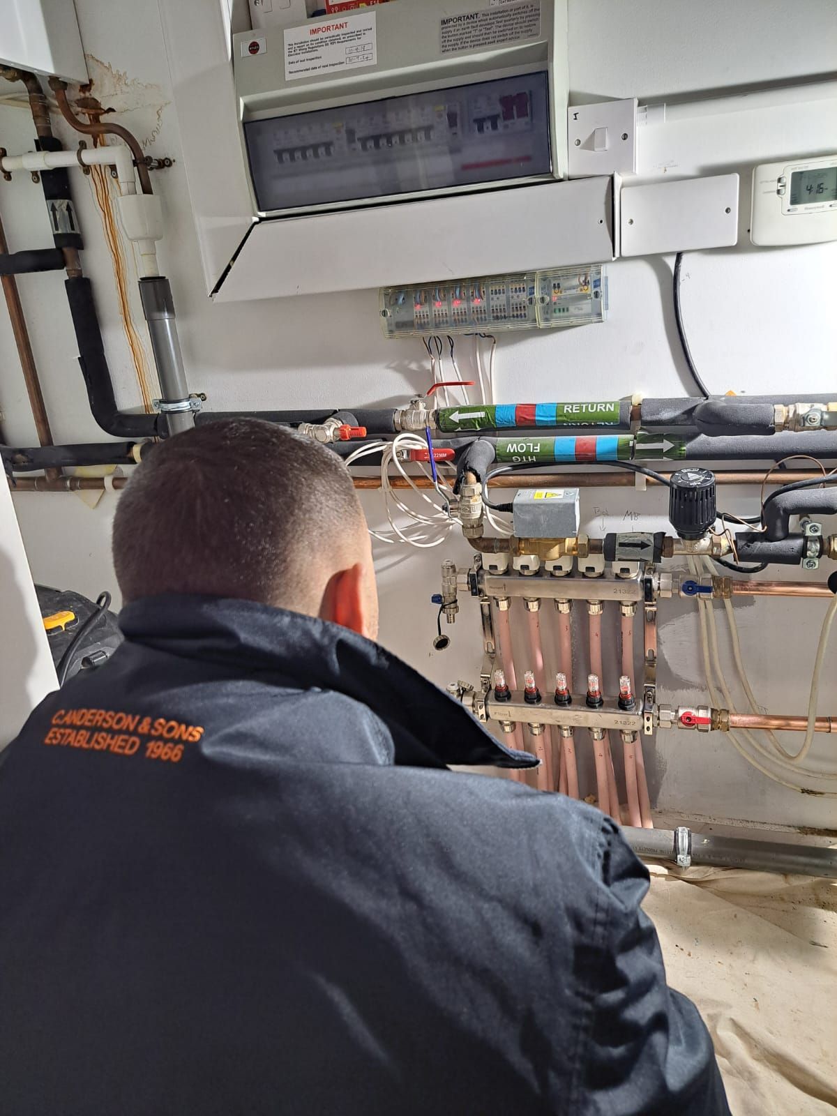 Underfloor heating installers - Anderson & Sons