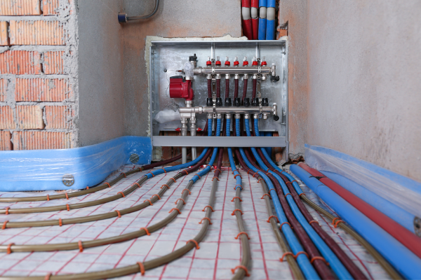 Underfloor heating installers - wet system with manifold