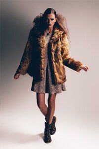 Woman in fur coat