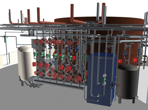 Sezione di un termostato