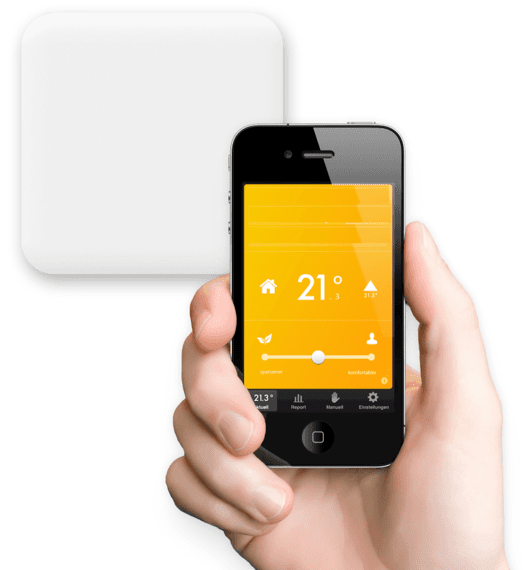 Smartphone con applicazione per la termoregolazione a distanza