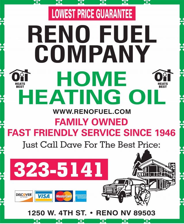 Reno Fuel Company Flyer — Reno, NV — Reno Fuel Company